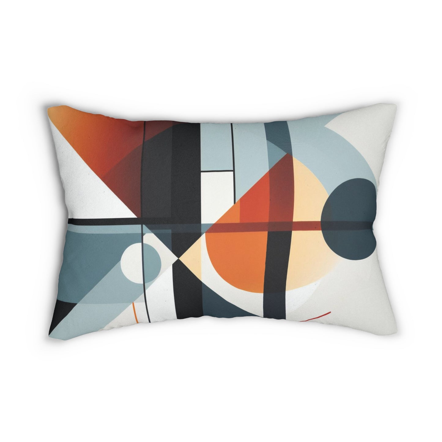 Abstract Pillow, Geometric Throw Pillow, Abstract Lumbar Pillow, Modern Cushion, Contemporary Art Cushion, Minimalist Living Room Decor