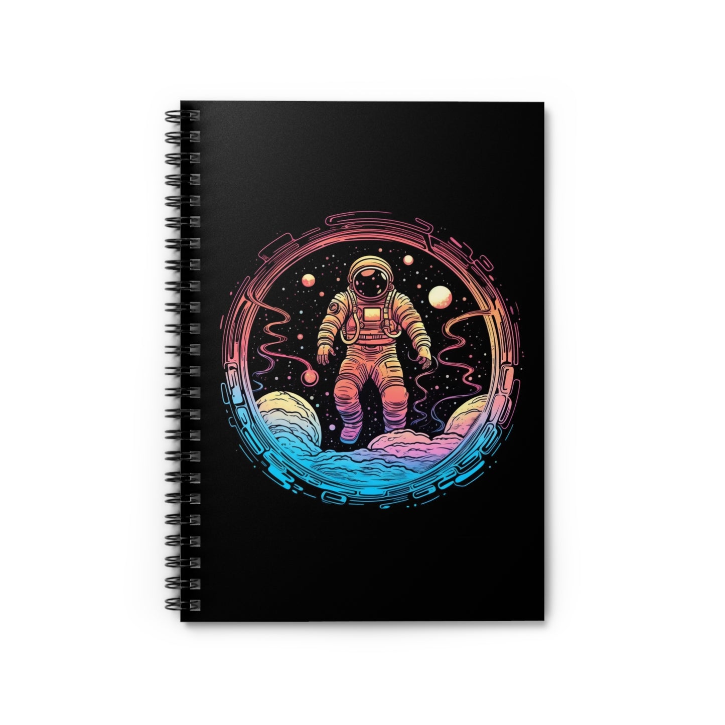 Astronaut Diary, Space Journal, Sci-Fi Spiral Notebook, Galactic Adventures Journal, Astronomy Notes, Dream Journal, Ruled Line