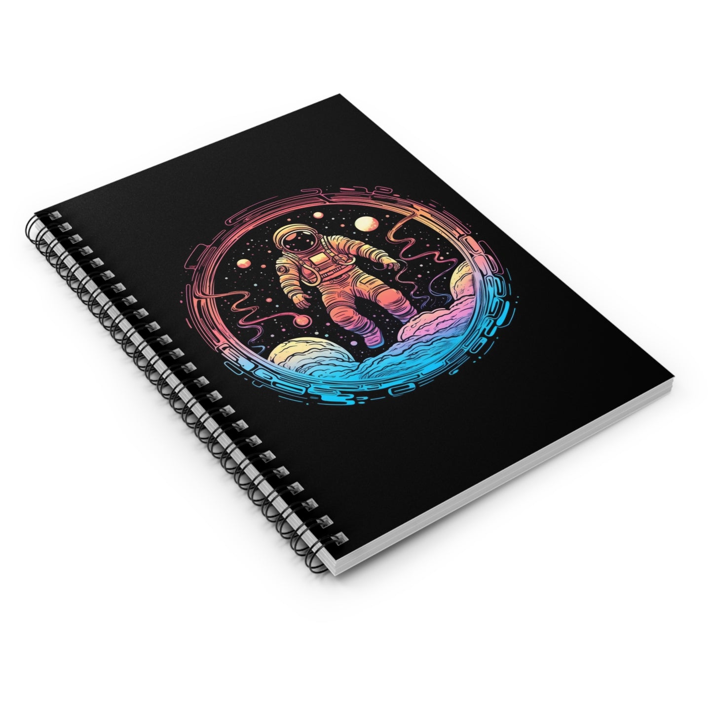 Astronaut Diary, Space Journal, Sci-Fi Spiral Notebook, Galactic Adventures Journal, Astronomy Notes, Dream Journal, Ruled Line