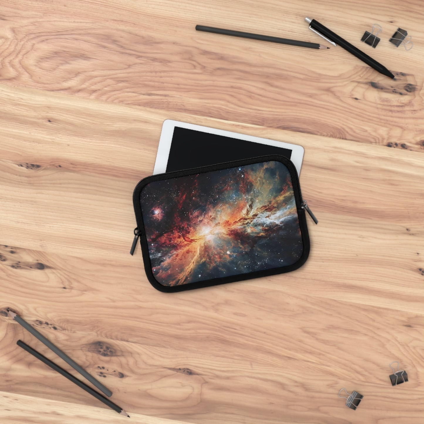 Nebula Laptop Sleeve, Universe Cosmic Tablet Sleeve, Outer Space iPad Cover, Zipper Pouch, Cosmos MacBook Protective Case, Laptop Bag
