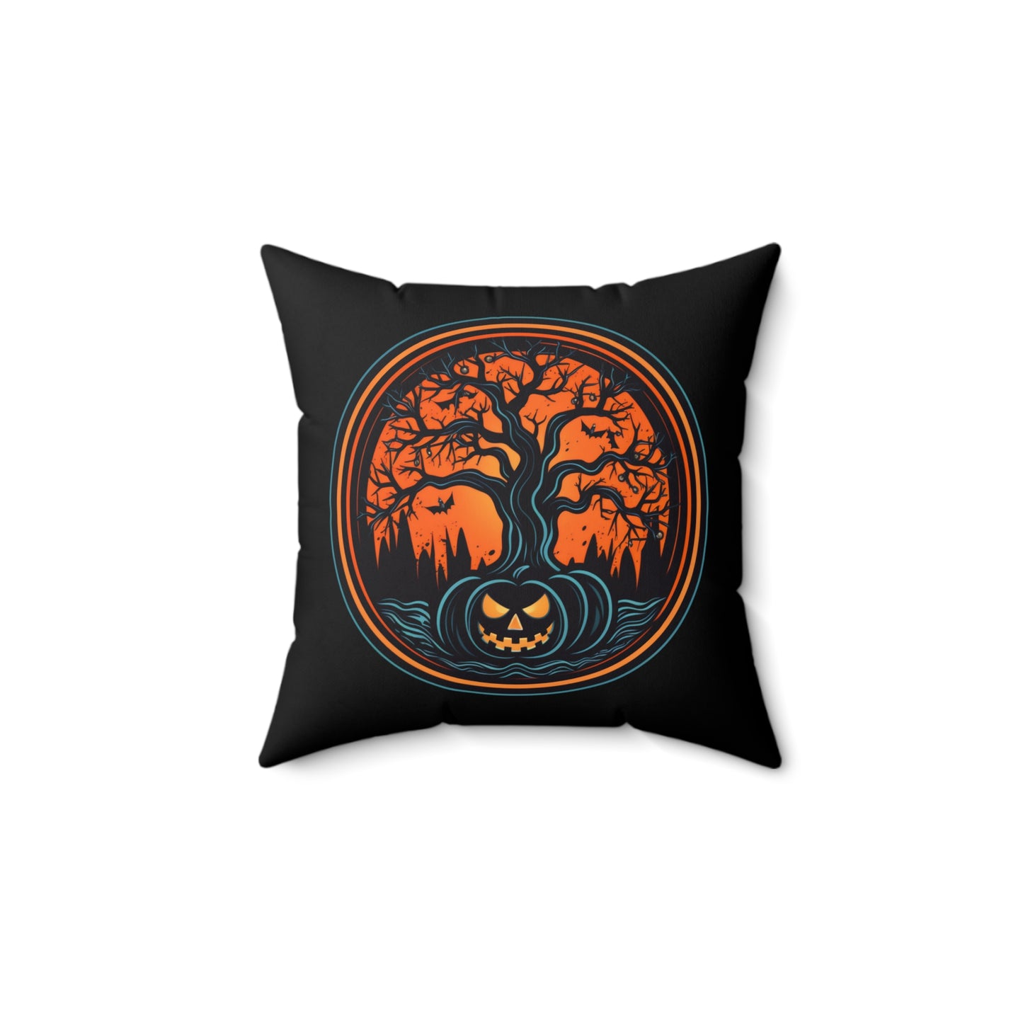Halloween Pillow, Spooky Decorative Pillow, Halloween Decor, Pumpkin Throw Pillow, Halloween Decorations, Fall Cushion, Autumn Throw Pillow