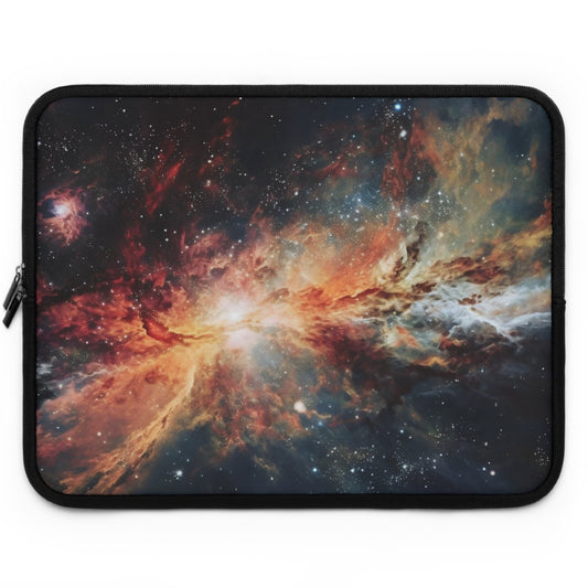 Nebula Laptop Sleeve, Universe Cosmic Tablet Sleeve, Outer Space iPad Cover, Zipper Pouch, Cosmos MacBook Protective Case, Laptop Bag