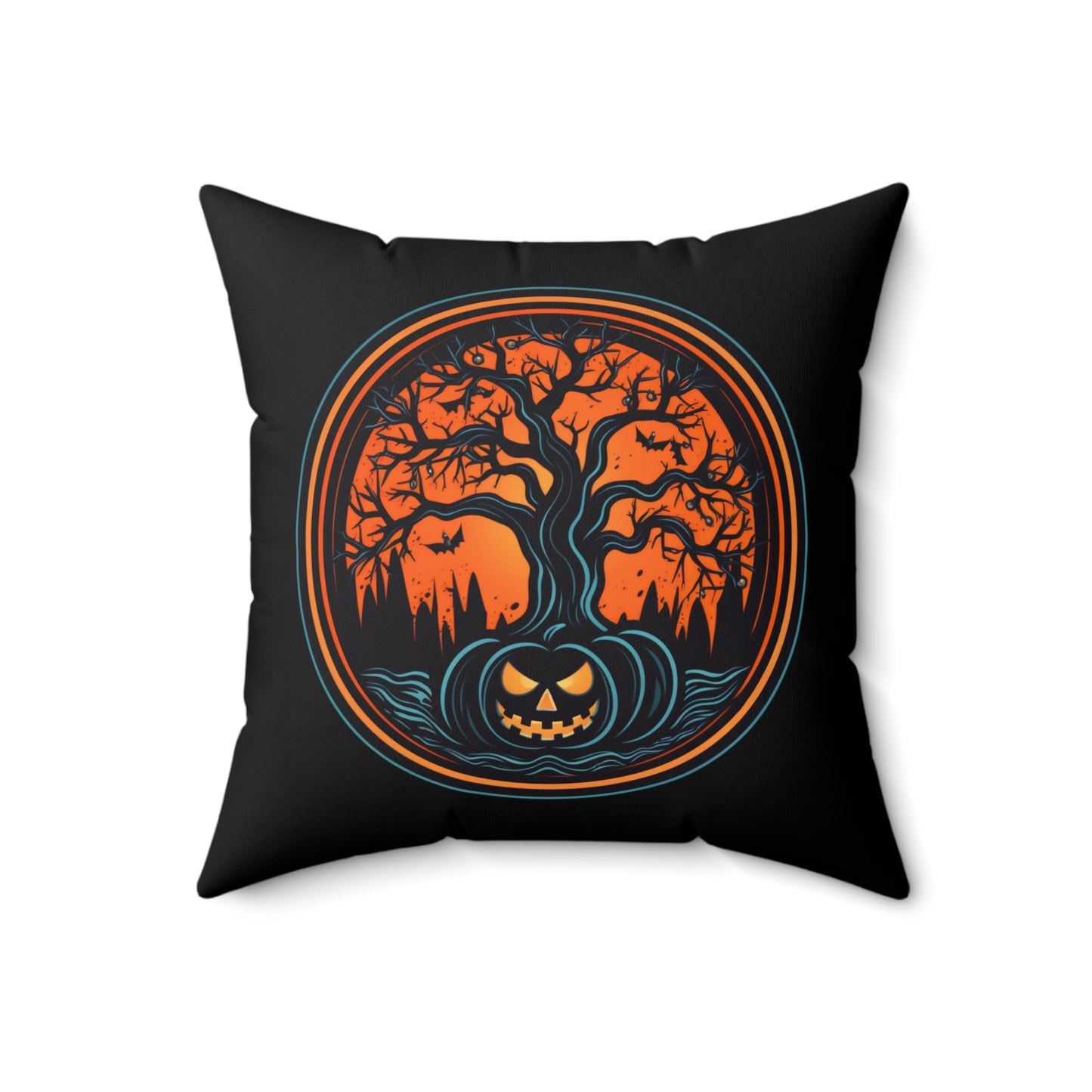 Halloween Pillow, Spooky Decorative Pillow, Halloween Decor, Pumpkin Throw Pillow, Halloween Decorations, Fall Cushion, Autumn Throw Pillow