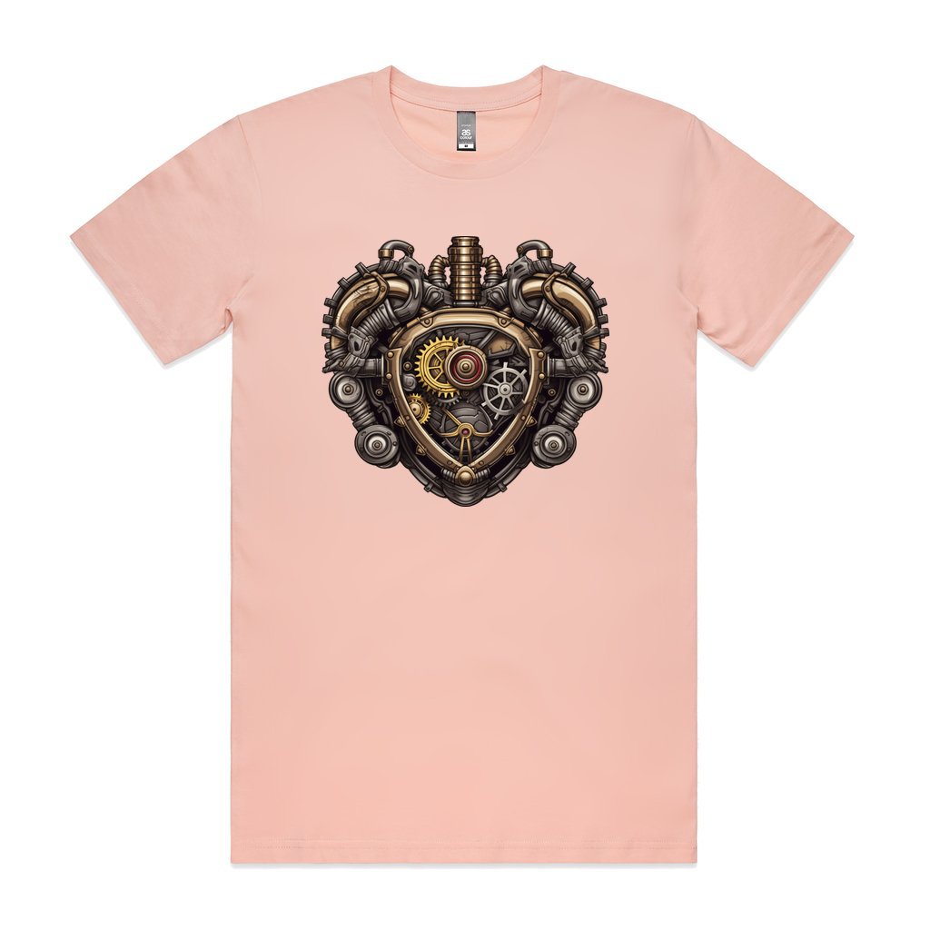 Steampunk Shirt, Steampunk Engine Shirt, Steampunk Graphic Tee, Industrial Heart Engine Shirt, Mechanical Heart Tee, Unisex Shirt